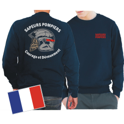 Sweat (navy/bleu marine), Sapeurs Pompiers Casque -...