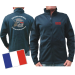 SmartSoftshelljacke (azul marino/bleu marine) Sapeurs Pompiers Casque - Courage et Dévouement - marque rouge