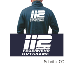 SmartSoftshelljacke navy, font "CC" (112 FF) with place-name