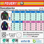 Sweat jacket navy, font "M14" (Spreizer) with place-name