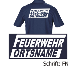 Funktions-Polo navy, Schrift "FN" FEUERWEHR +...