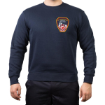 Sweat marin, New York City Fire Dept., Brustlogo et Outline-police de caractère