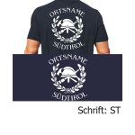 Polo Schrift "ST" (Südtirol) mit Ortsname