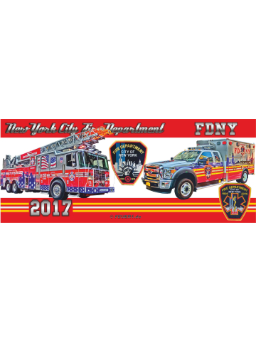 Tasse New York City Fire Department 2017 - limitiert (1 Stück)