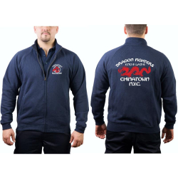 Sweat jacket navy, &quot;Dragon Fighters -...