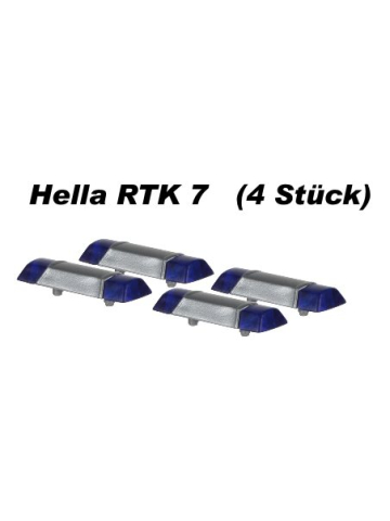 Equipment 1:87 Blaulichtbalken Hella RTK 7 (4 St.) f&uuml;r PKW