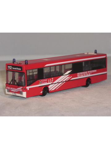 Modello di automobile 1:87 MB Bus ELW3 BF Pforzheim (BaW&uuml;) (FEUER1-Exklusivmodell)