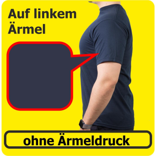 ohne Ärmeldruck