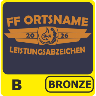 Rücken: B (bronze) "2026"