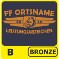 Rücken: B (bronze) "2026"