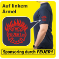Sponsoring auf Ärmel als Emblem
