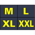 1x M / 1x L / 1x XL / 1x XXL