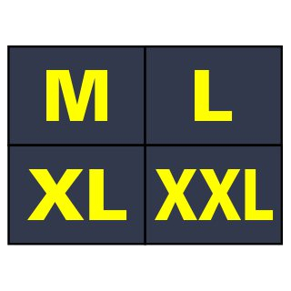 M-L-XL-XXL